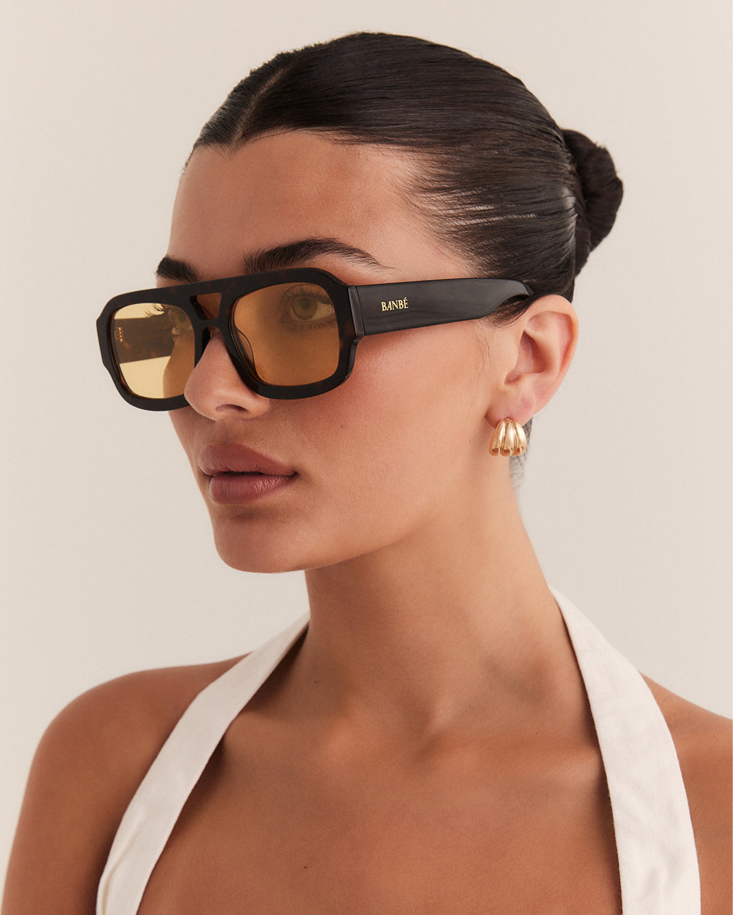 THE SUKI - DARK HAVANA TORT-YELLOW-SUNGLASSES-BANBE-Billini