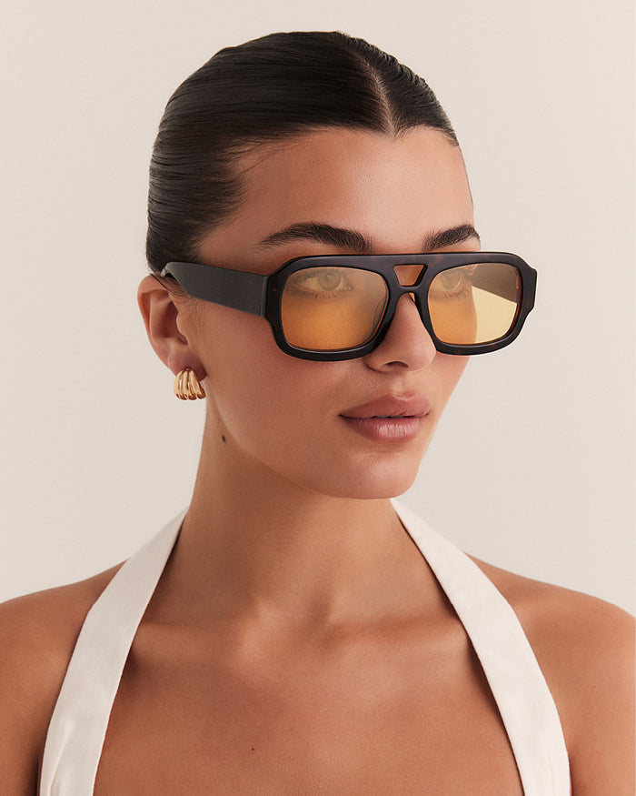 THE SUKI - DARK HAVANA TORT-YELLOW-SUNGLASSES-BANBE-Billini