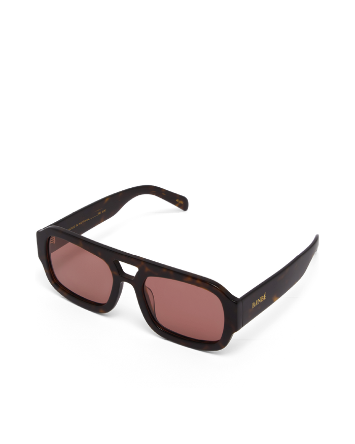 THE SUKI - DARK HAVANA TORT-MELON-SUNGLASSES-BANBE-Billini