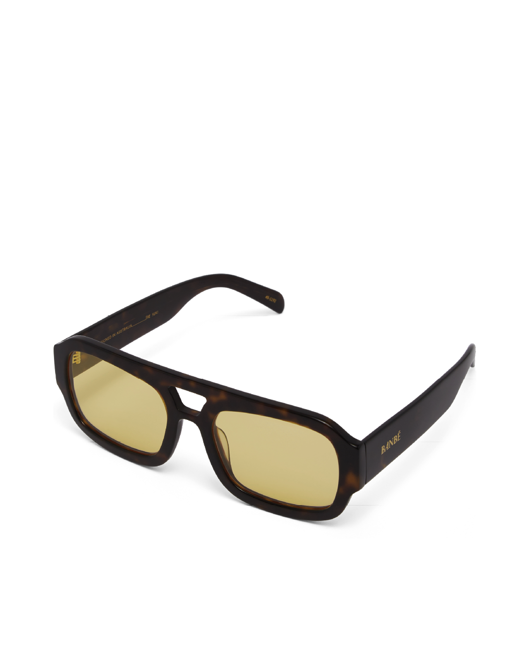 THE SUKI - DARK HAVANA TORT-YELLOW-SUNGLASSES-BANBE-Billini