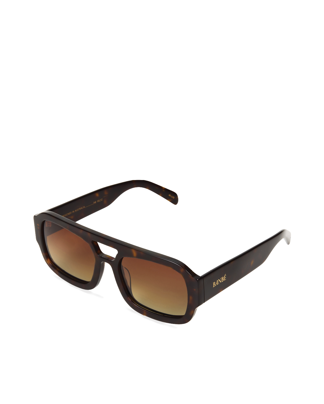 THE SUKI - DARK HAVANA TORT-CHOC FADE-SUNGLASSES-BANBE-Billini
