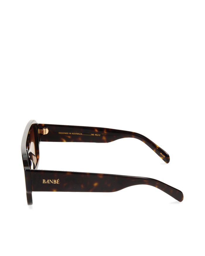 THE SUKI - DARK HAVANA TORT-CHOC FADE-SUNGLASSES-BANBE-Billini