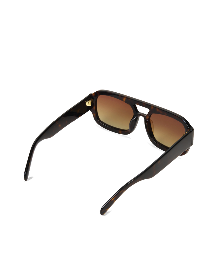 THE SUKI - DARK HAVANA TORT-CHOC FADE-SUNGLASSES-BANBE-Billini