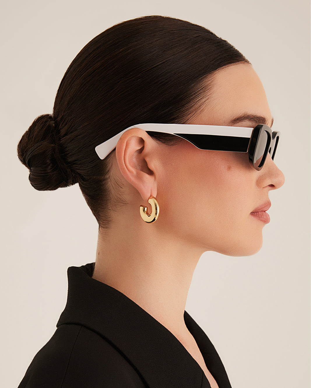 THE TASH - BLACK-WHITE-BLACK-SUNGLASSES-BANBE-Billini