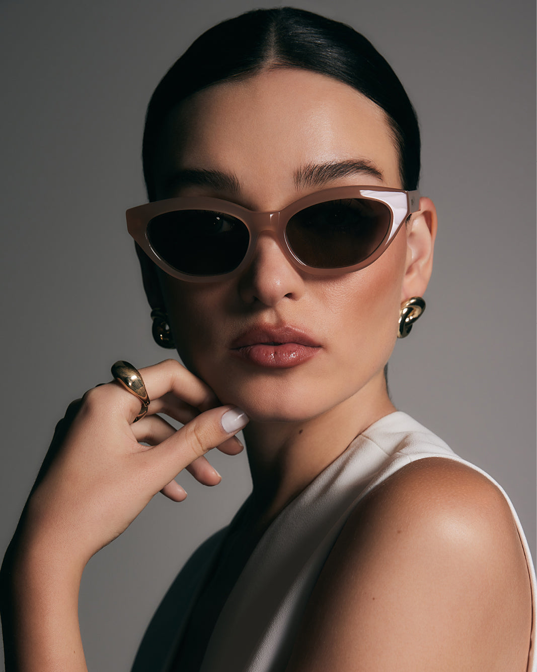 THE WINSLET - OPAL BEIGE-CHAMPAGNE-SUNGLASSES-BANBE-Billini