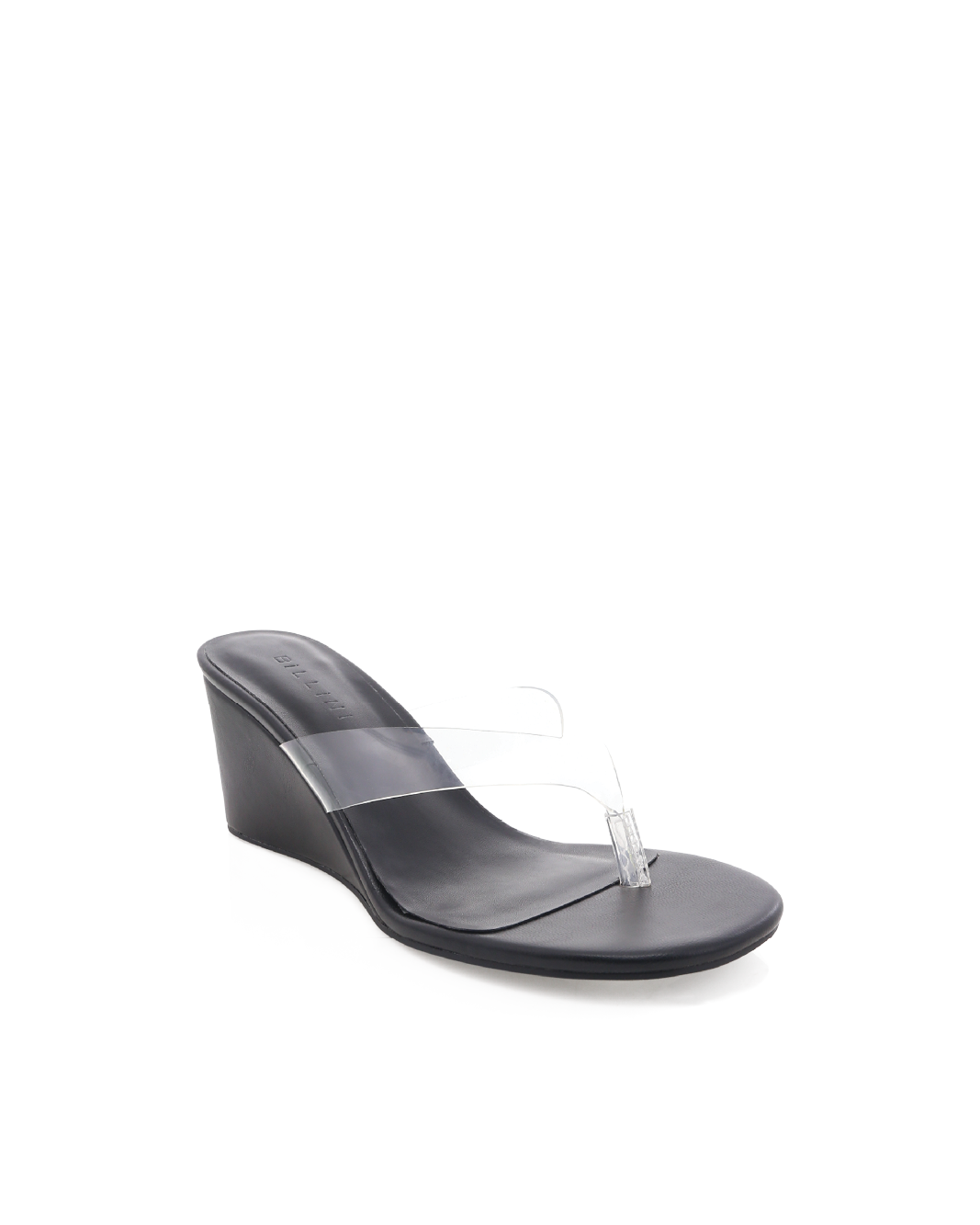 TIGGY - CLEAR-BLACK-Wedges-Billini-Billini