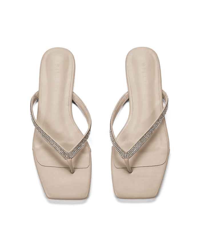 TITUS - NUDE-DIAMANTE-Sandals-Billini-Billini