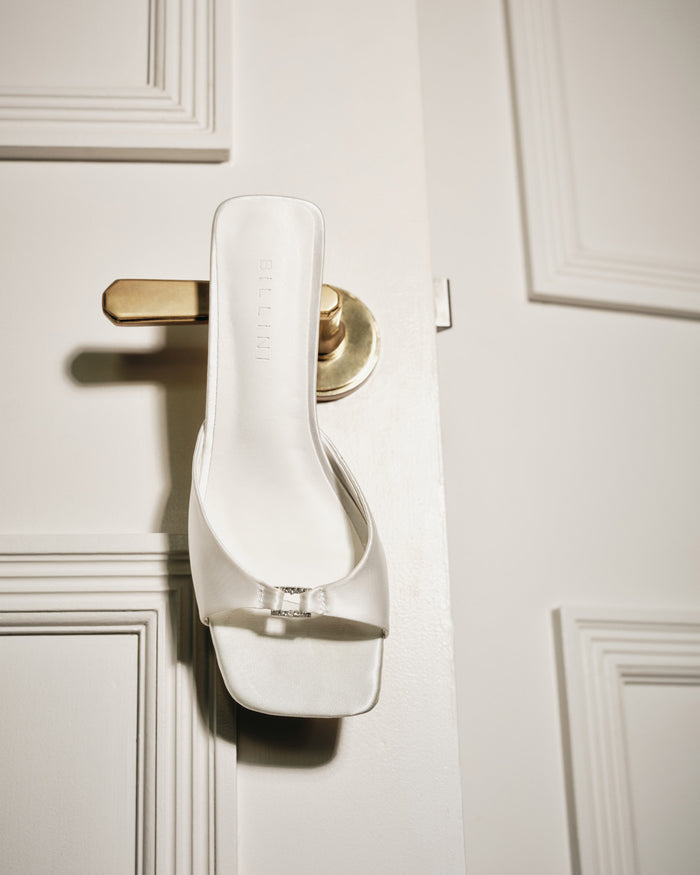 TAYLER - WHITE SATIN-Heels-Billini-Billini