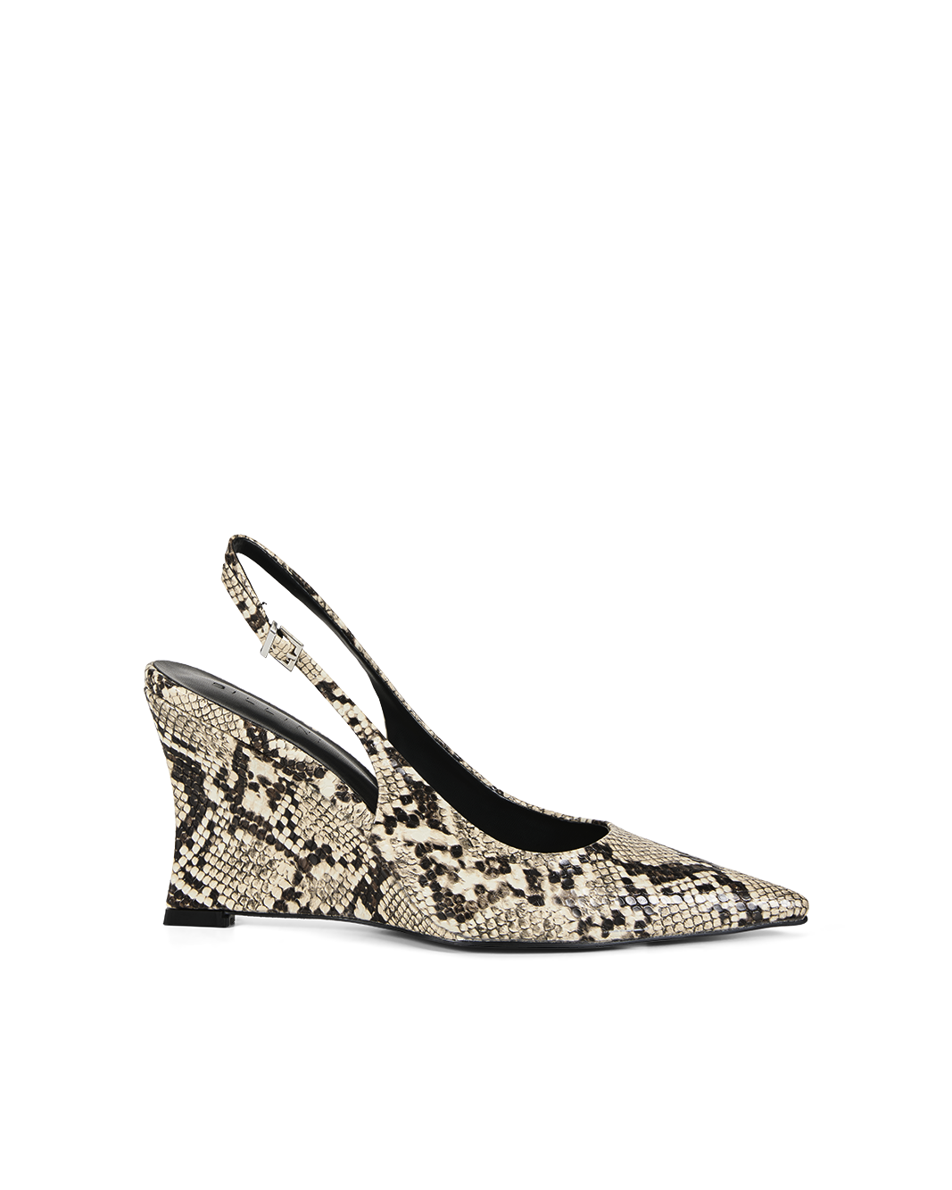 ULLRICH - CREAM SNAKE-Wedges-Billini-Billini