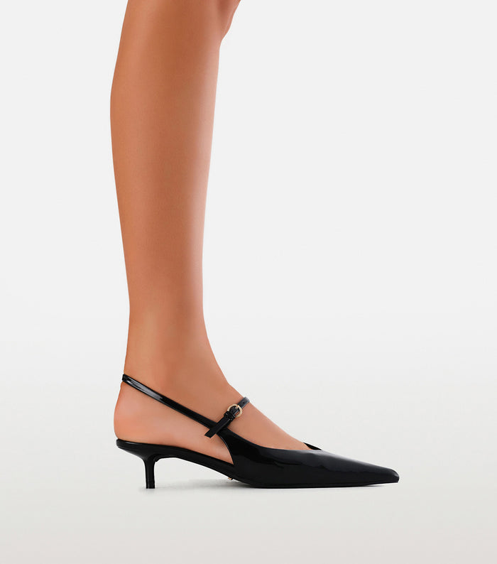 UNDINE - BLACK PATENT-PUMPS-Billini-Billini