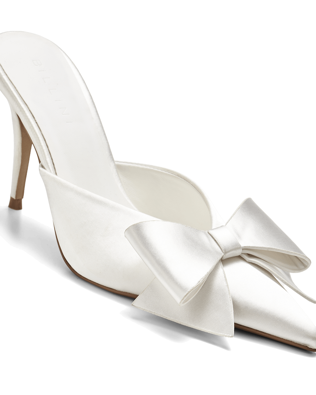 UPTON - WHITE SATIN-PUMPS-Billini-Billini