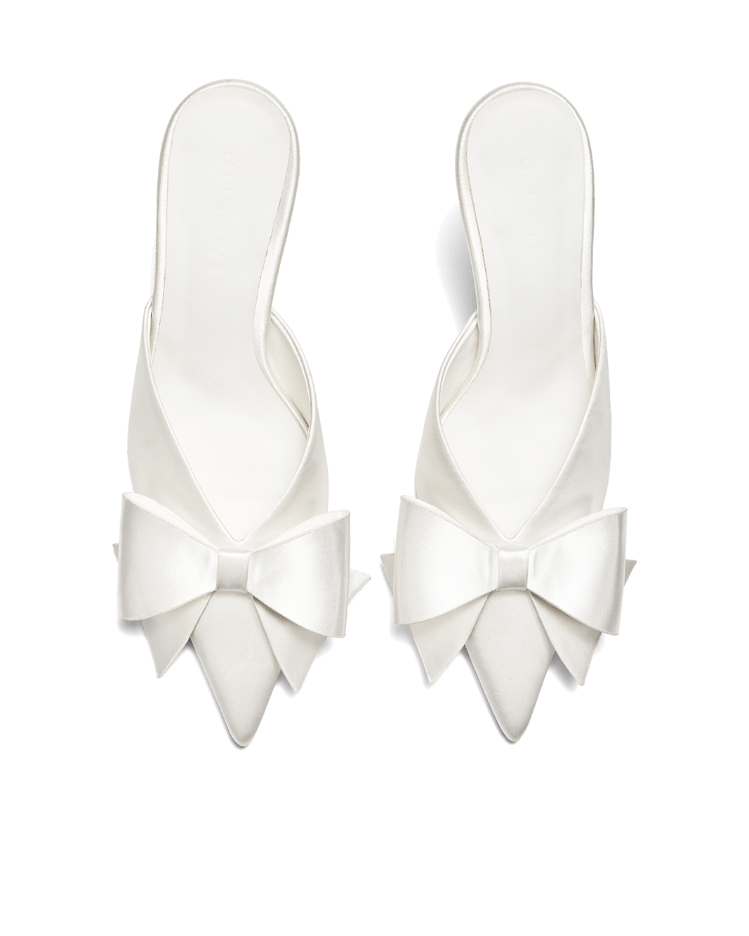 UPTON - WHITE SATIN-PUMPS-Billini-Billini