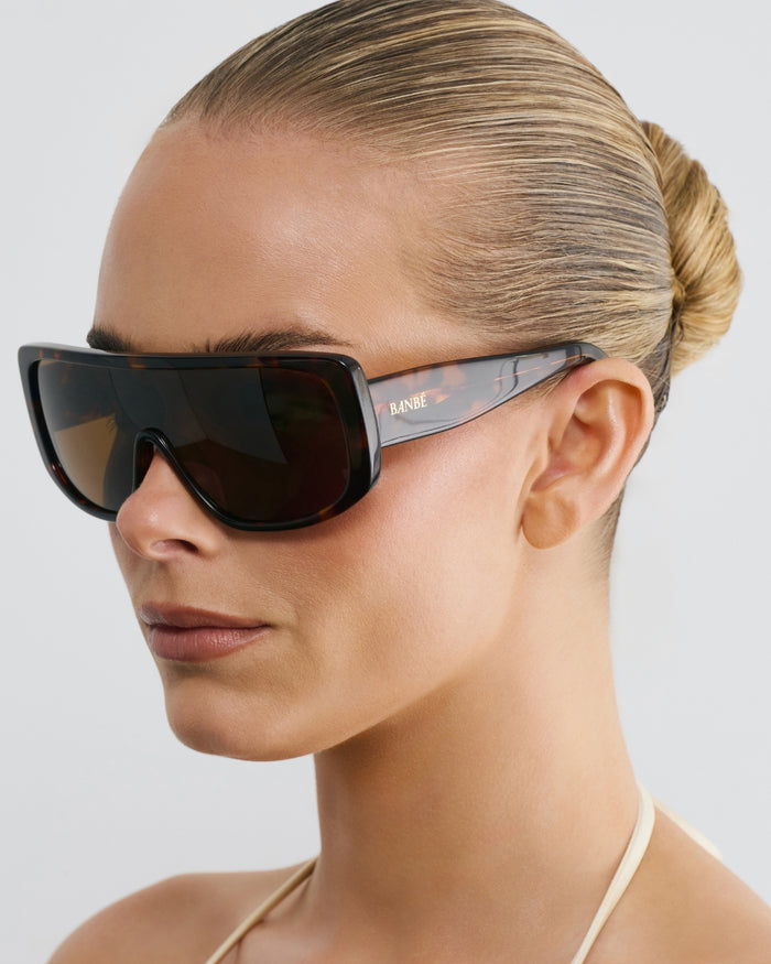 THE ROBBIE - HAVANA TORT-CHOCOLATE-SUNGLASSES-BANBE-Billini