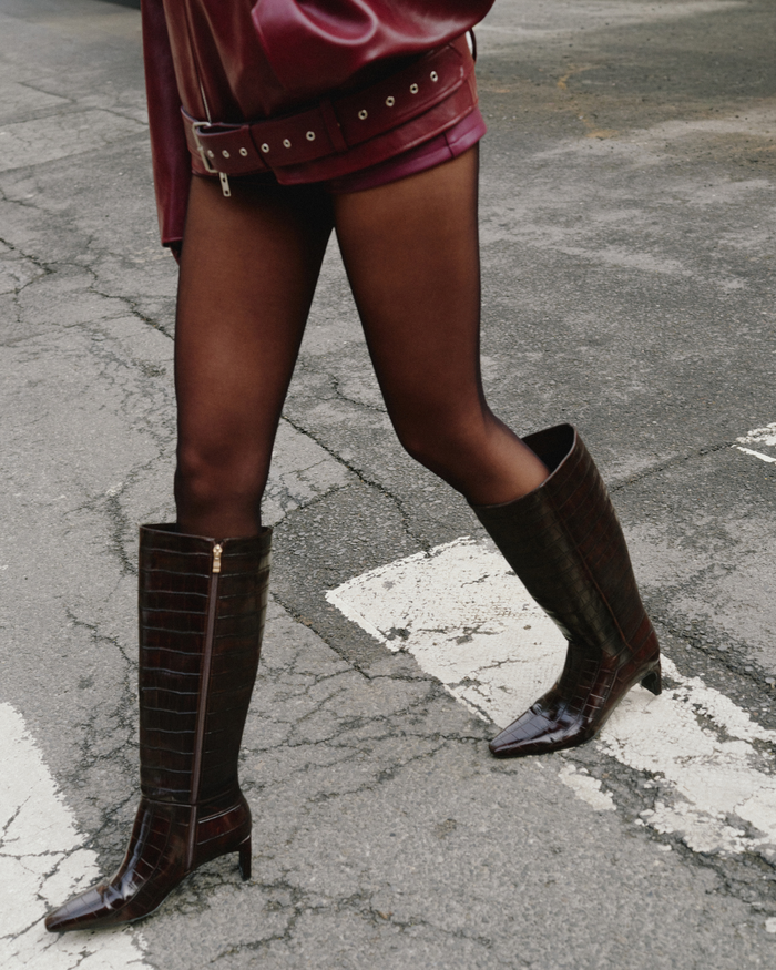 ROCKY - CHOCOLATE CROC-Boots-Billini-Billini