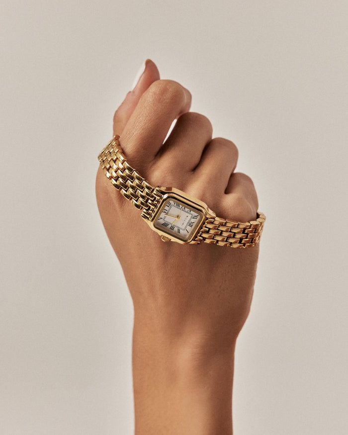 ELIJAH WATCH - GOLD PLATED 18K-JEWELLERY-Billini-Billini
