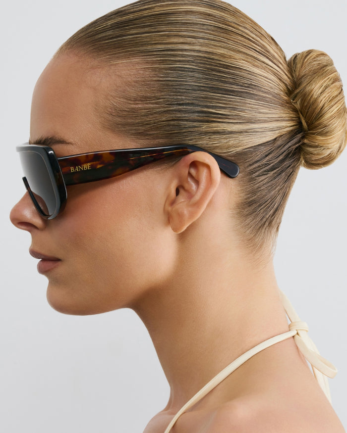 THE ROBBIE - HAVANA TORT-CHOCOLATE-SUNGLASSES-BANBE-Billini
