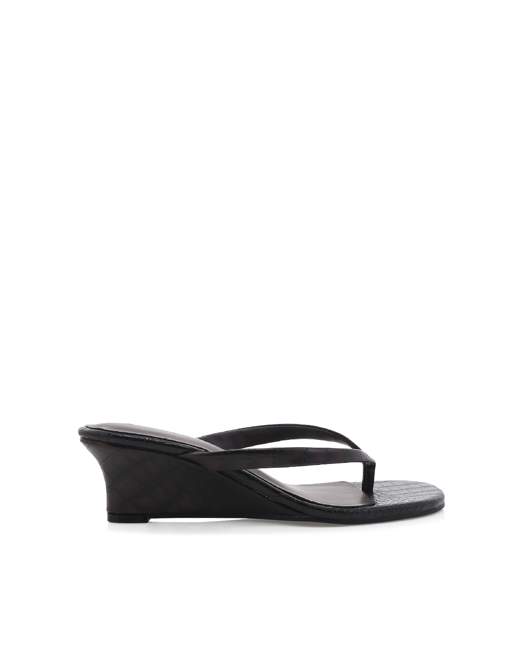 VAILA - DARK CACAO CROC-Wedges-Billini-Billini