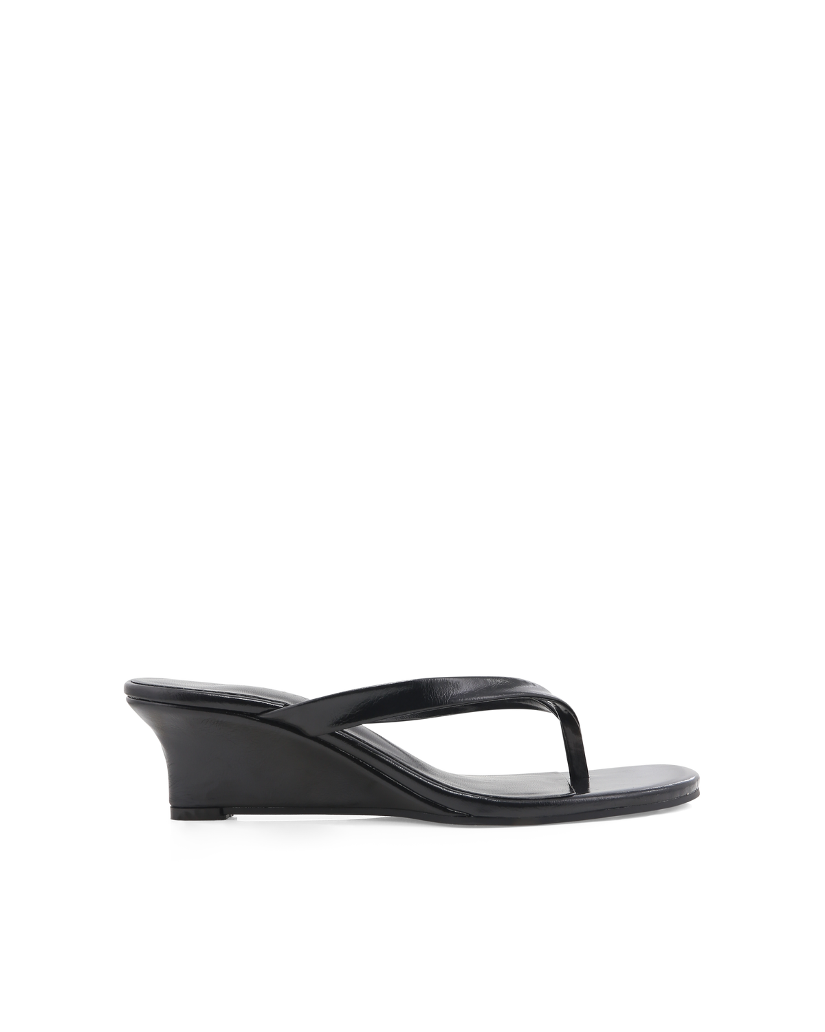 VAILA - BLACK SHINE-Wedges-Billini-Billini