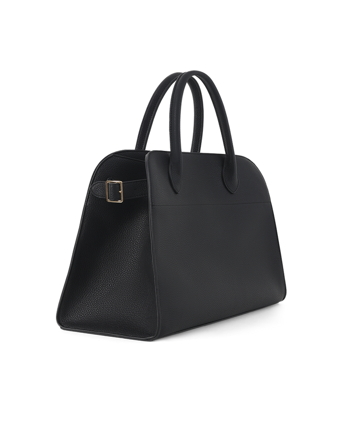 VALLEY HANDLE BAG - BLACK PEBBLE-Handbags-Billini-Billini
