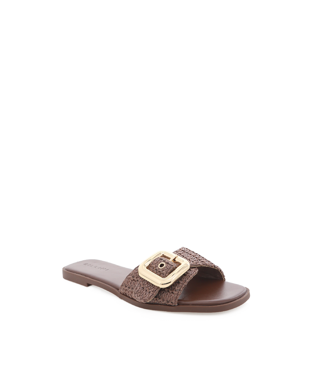 VASILI - CHOCOLATE RAFFIA-Sandals-Billini-Billini