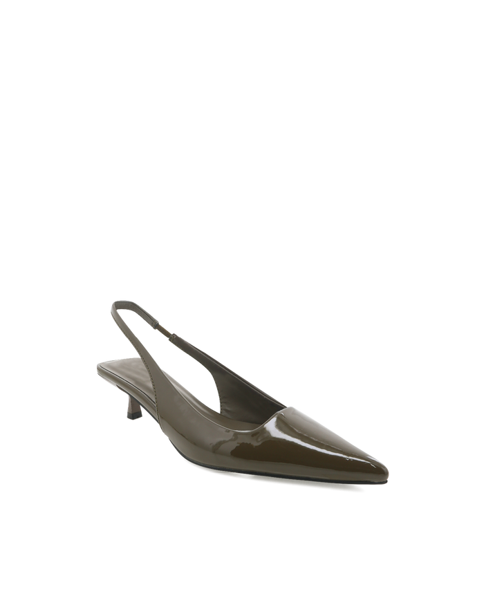 VILJA - OLIVE PATENT-PUMPS-Billini-Billini