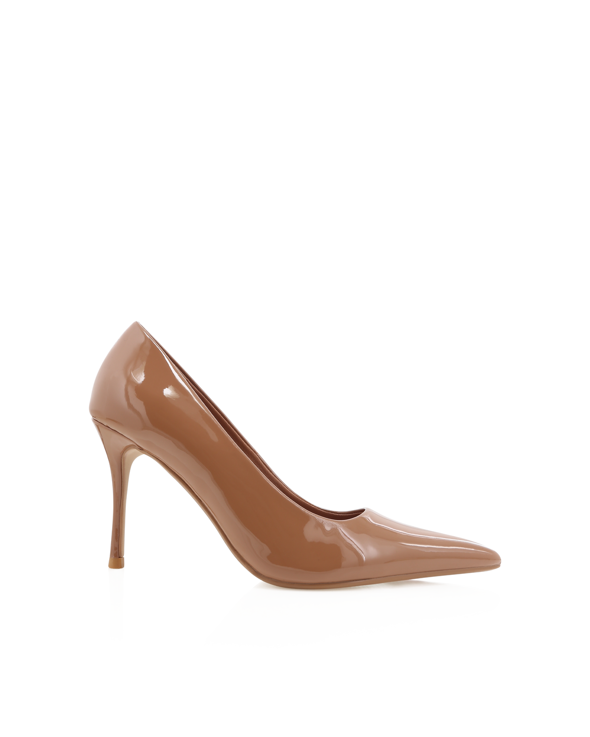 WANETTA - DARK NUDE PATENT-PUMPS-Billini-Billini