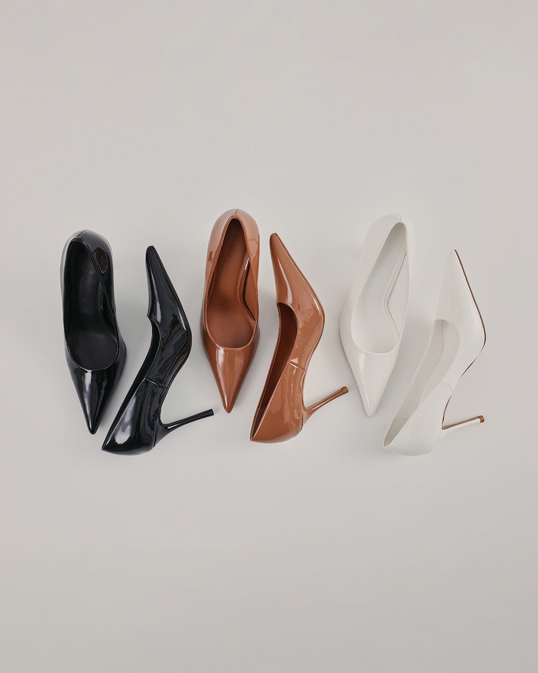 WANETTA - DARK NUDE PATENT-PUMPS-Billini-Billini