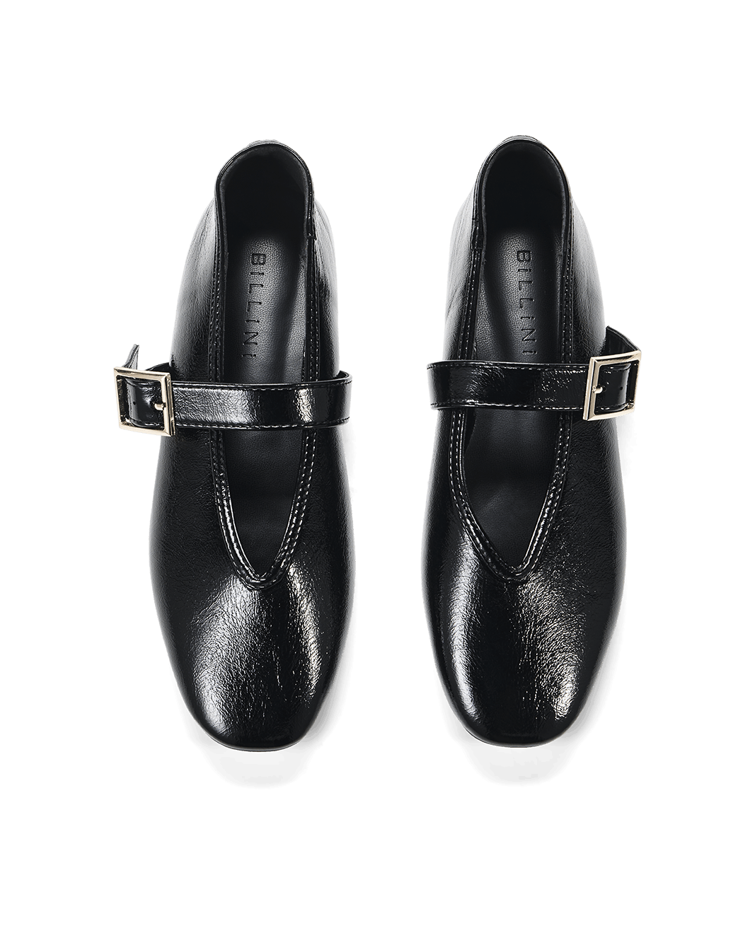WEDNESDAY - BLACK CRINKLE-Flats-Billini-Billini