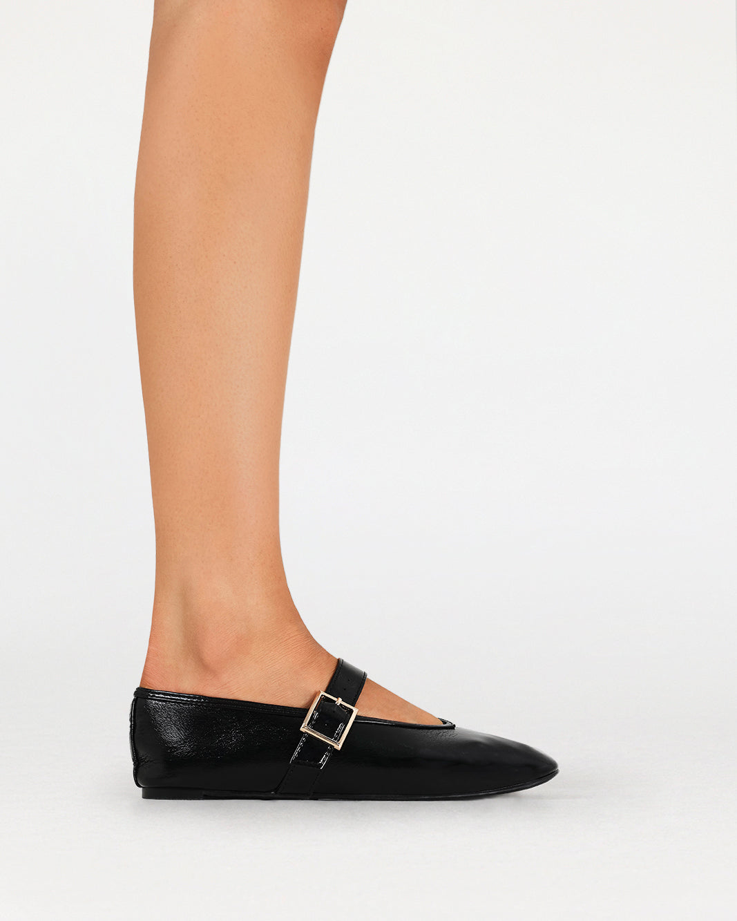 WEDNESDAY - BLACK CRINKLE-Flats-Billini-Billini
