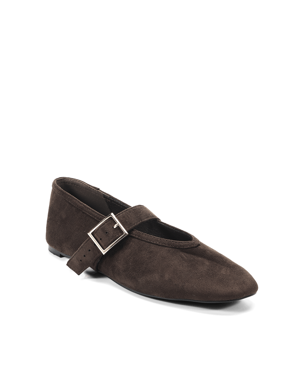 WEDNESDAY - DARK CACAO SUEDE-Flats-Billini-Billini