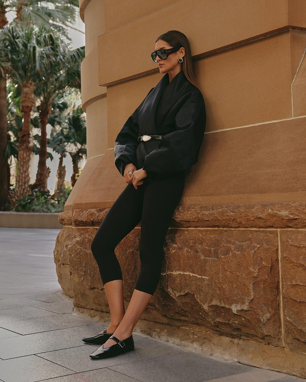 WEDNESDAY - BLACK CRINKLE-Flats-Billini-Billini