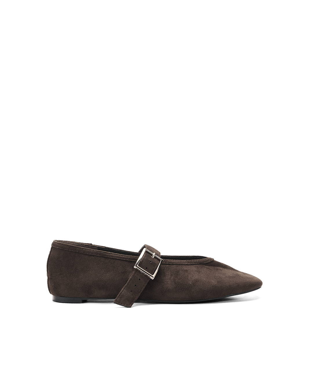 WEDNESDAY - DARK CACAO SUEDE-Flats-Billini-Billini