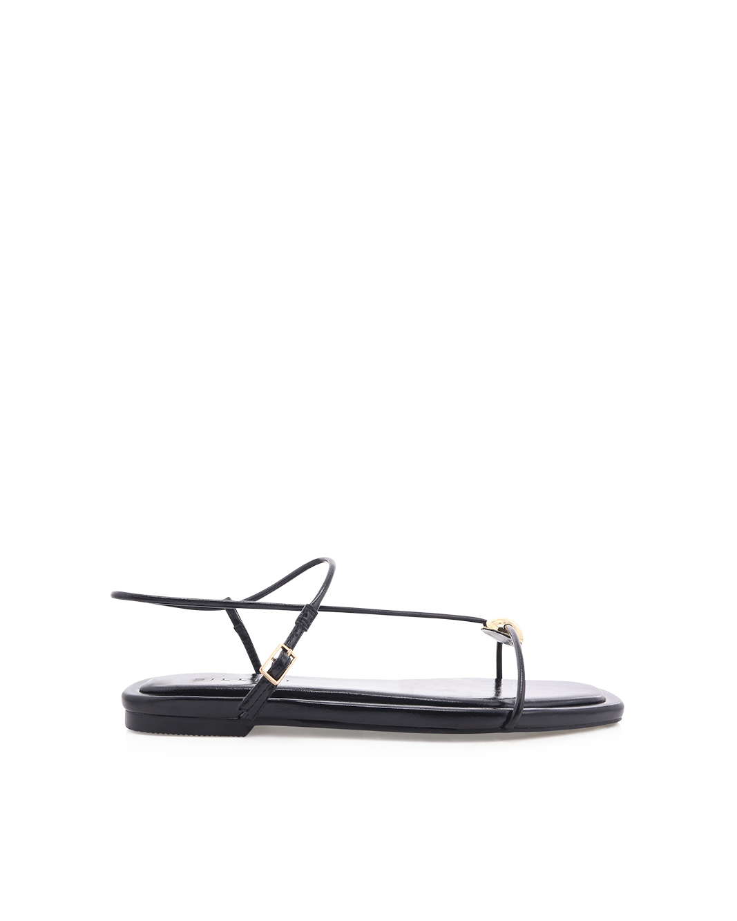 WENDA - BLACK SHINE-Sandals-Billini-Billini