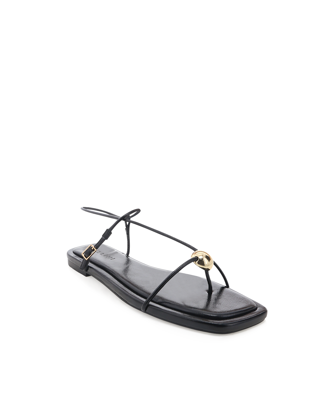 WENDA - BLACK SHINE-Sandals-Billini-Billini
