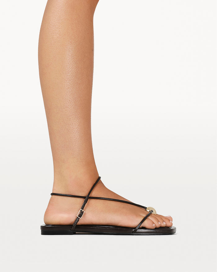 WENDA - CHOCOLATE SHINE-Sandals-Billini-Billini