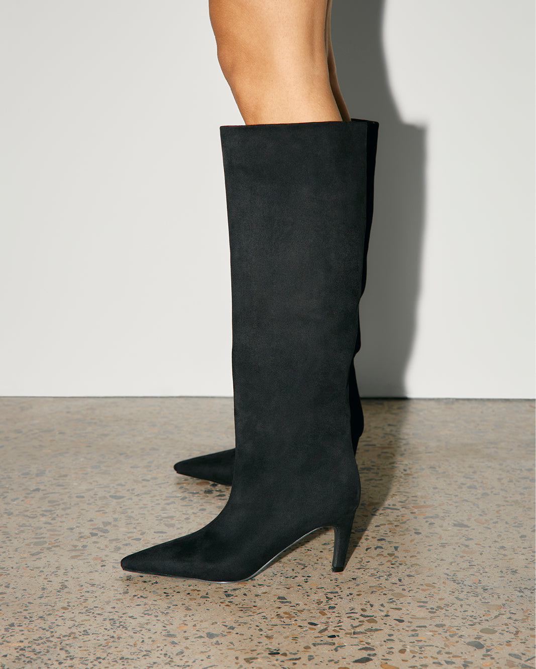 WHIMSY - BLACK SUEDE-Boots-Billini-Billini