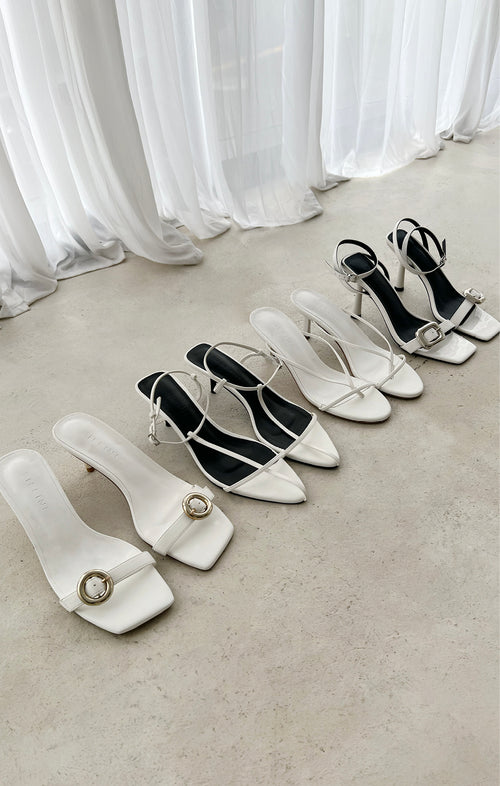 billini heels white