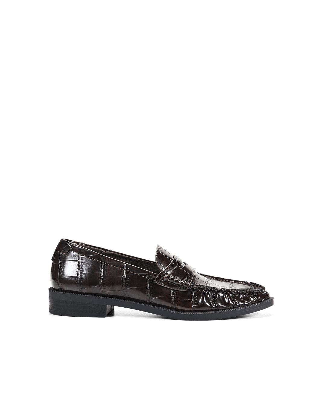 WHITMORE - ESPRESSO CROC-Flats-Billini-Billini