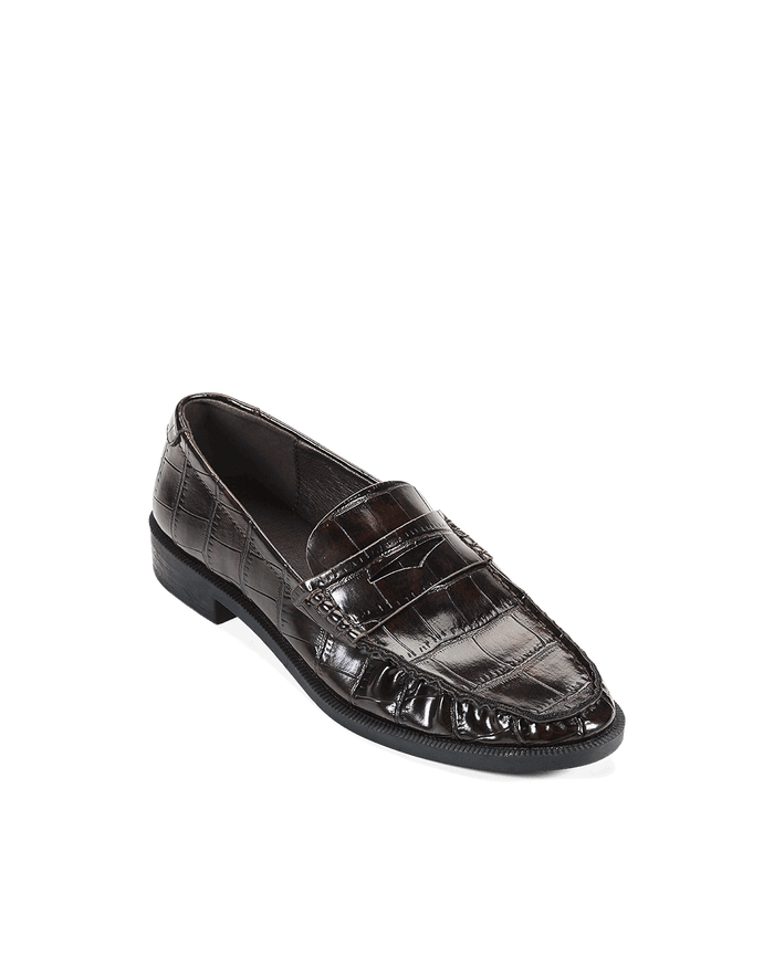 WHITMORE - ESPRESSO CROC-Flats-Billini-Billini