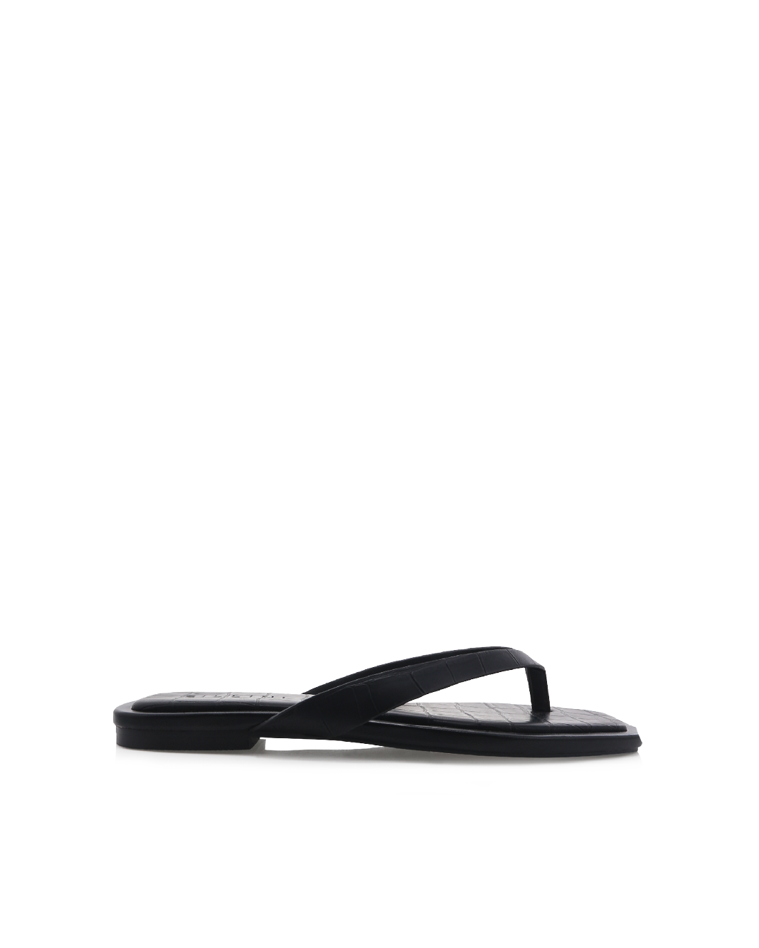WINFREY - MATTE BLACK CROC-Sandals-Billini-Billini