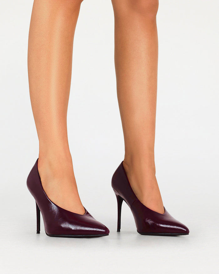 WISH - BORDEAUX SHINE-PUMPS-Billini-Billini