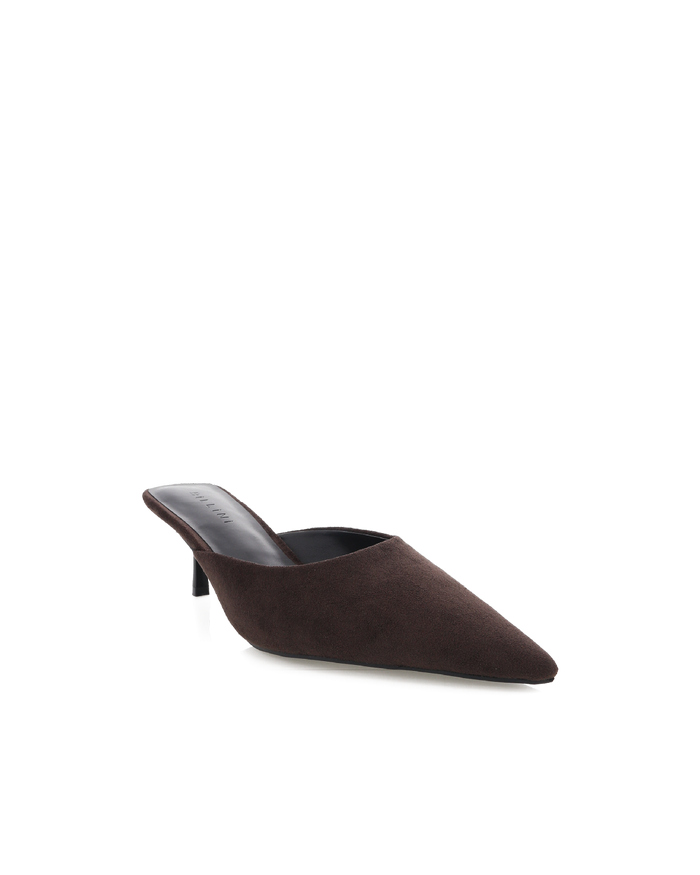 WYNONNA - DARK CACAO SUEDE-PUMPS-Billini-Billini