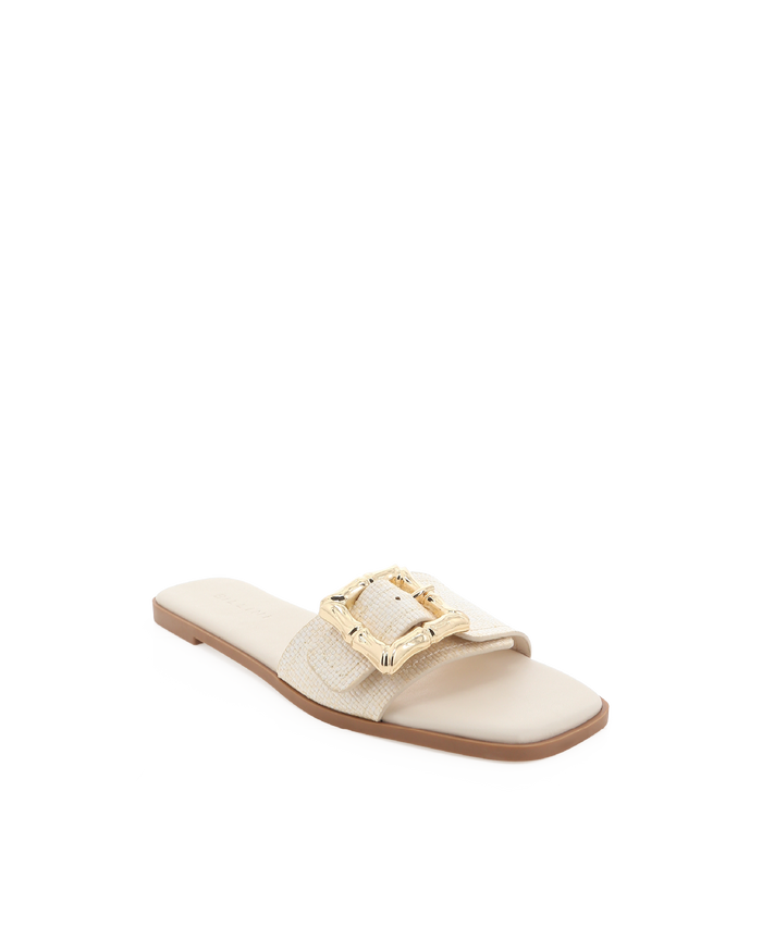 XABI - CREAM RAFFIA-Sandals-Billini-Billini