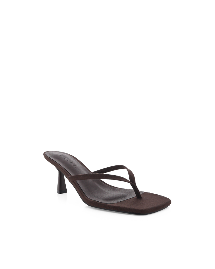 XAMI - DARK CACAO SUEDE-Heels-Billini-Billini