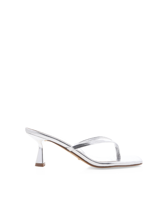 XAMI - SILVER METALLIC-Heels-Billini-Billini