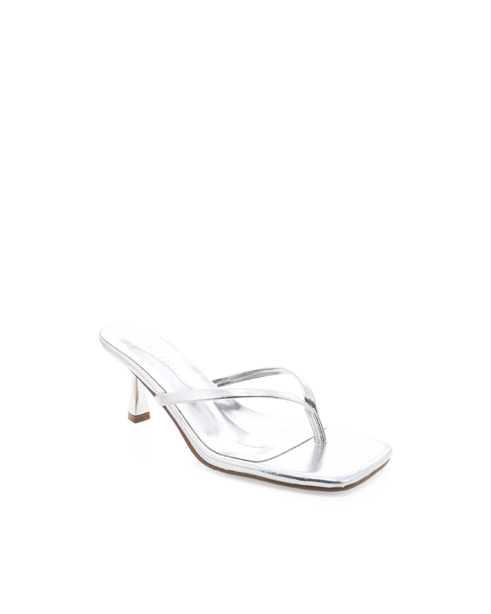XAMI - SILVER METALLIC-Heels-Billini-Billini