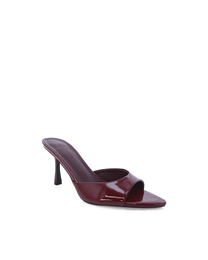 XANTHE - DARK CHERRY PATENT-Heels-Billini-Billini