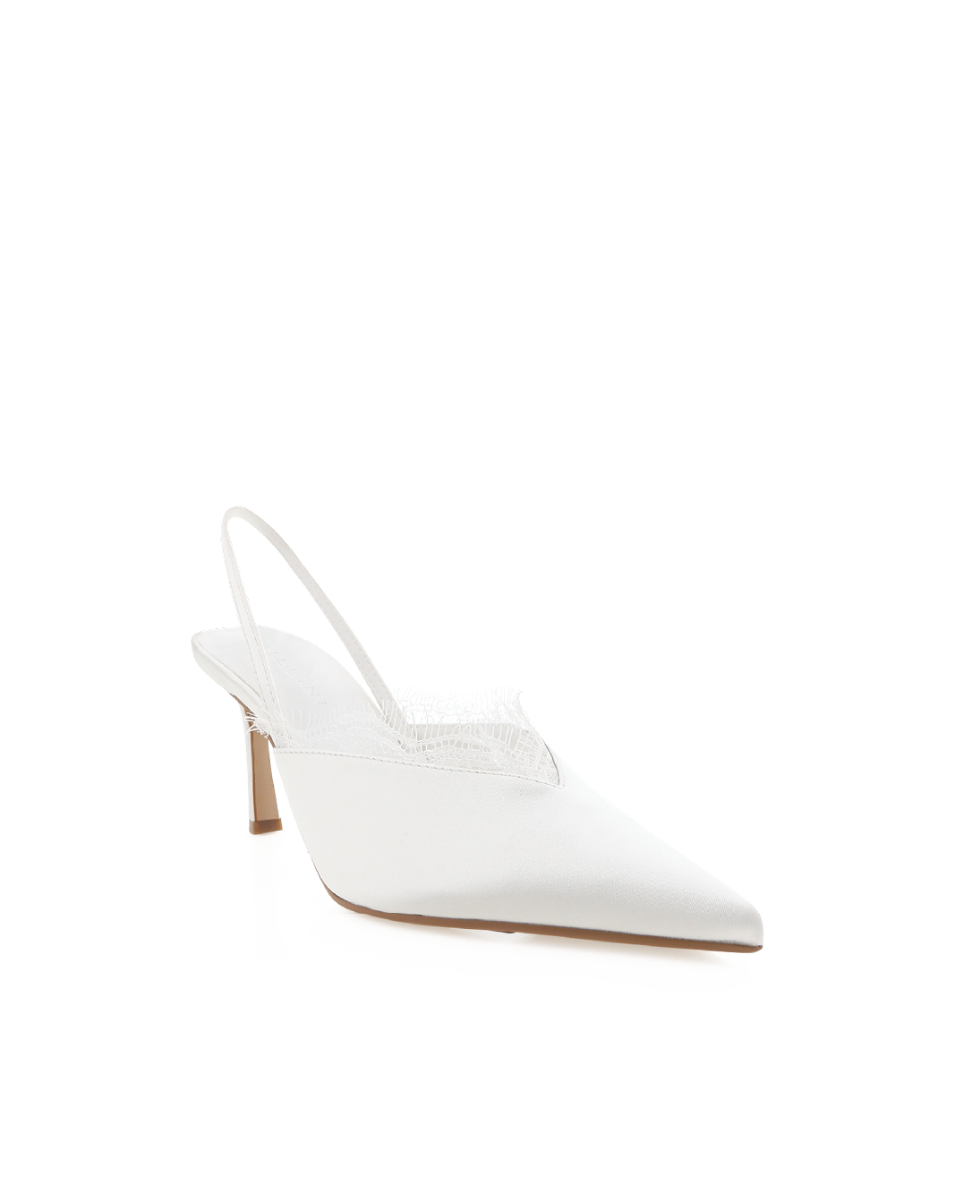 XIANA - WHITE SATIN-PUMPS-Billini-Billini