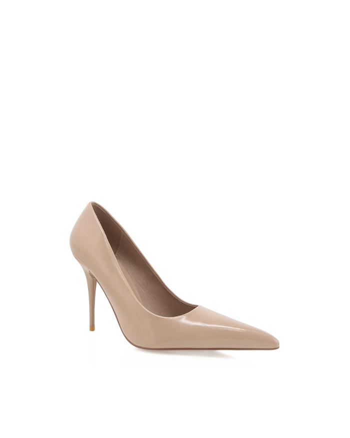YAMILA - CAFE AU LAIT SHINE-PUMPS-Billini-Billini