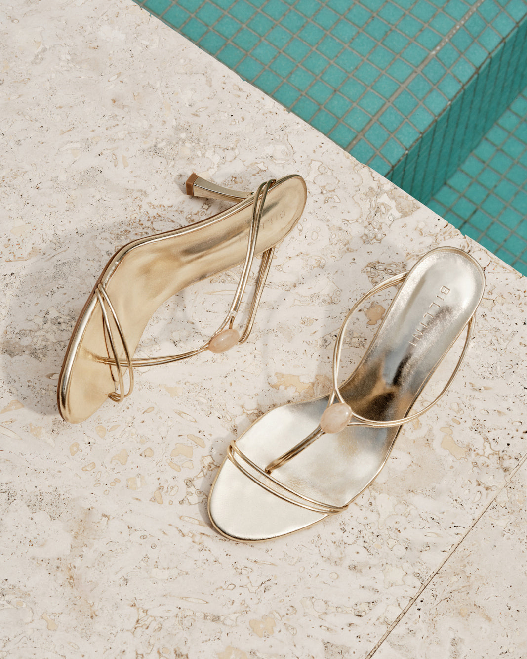 YARIEL - GOLD METALLIC-Heels-Billini-Billini